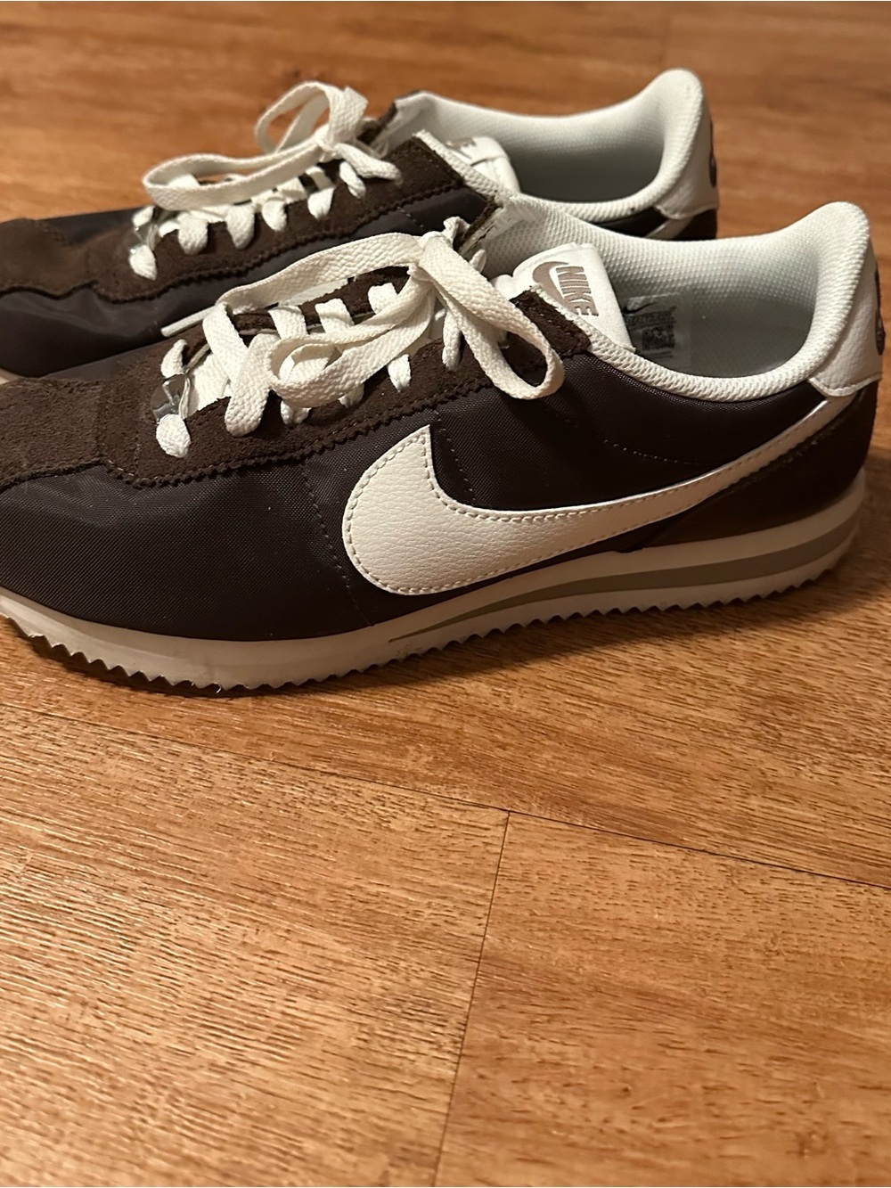 Nike Women’s Classic Cortez Sneakers - Brown/White